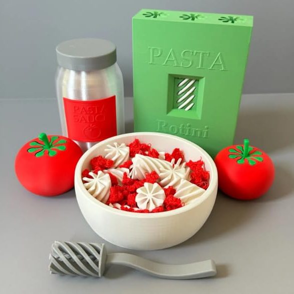 Massa Rotini de Brinquedo, foto do anúncio