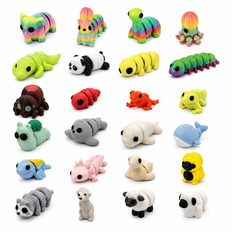 Kit Mini Animais Articulados, foto do anúncio